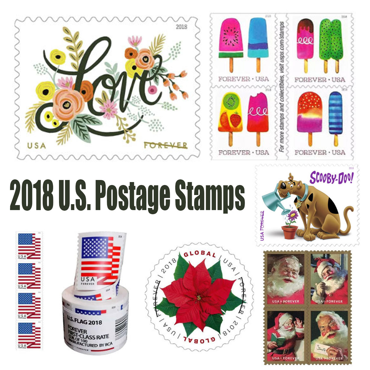 2018 U.S. Postage Stamps