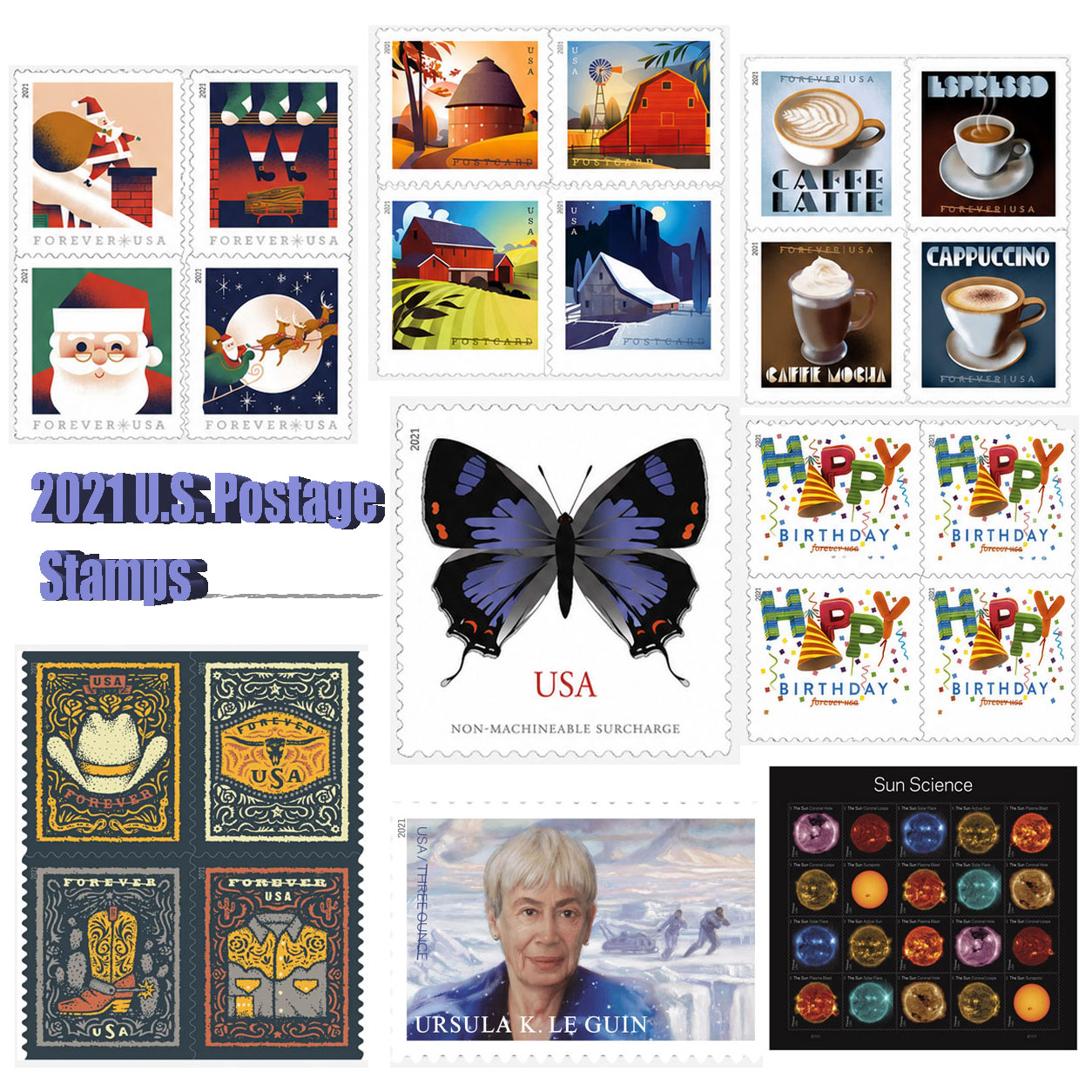 2021 U.S. Postage Stamps