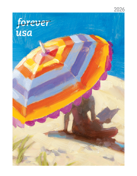2026 A Day at the Beach Stamps - product detail view 3