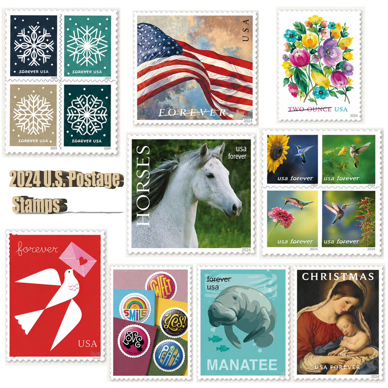 2024 U.S. Postage Stamps