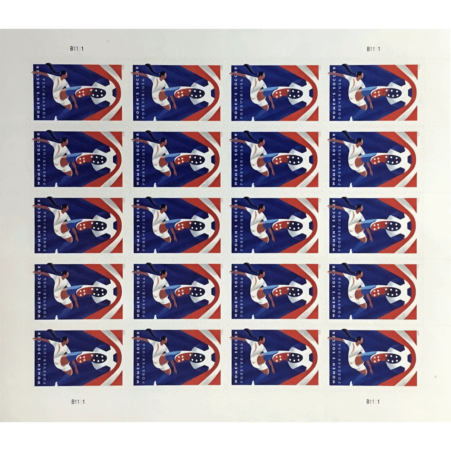 2023 Women's Soccer Stamps