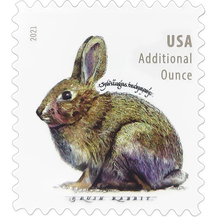 2021 Brush Rabbit Stamps