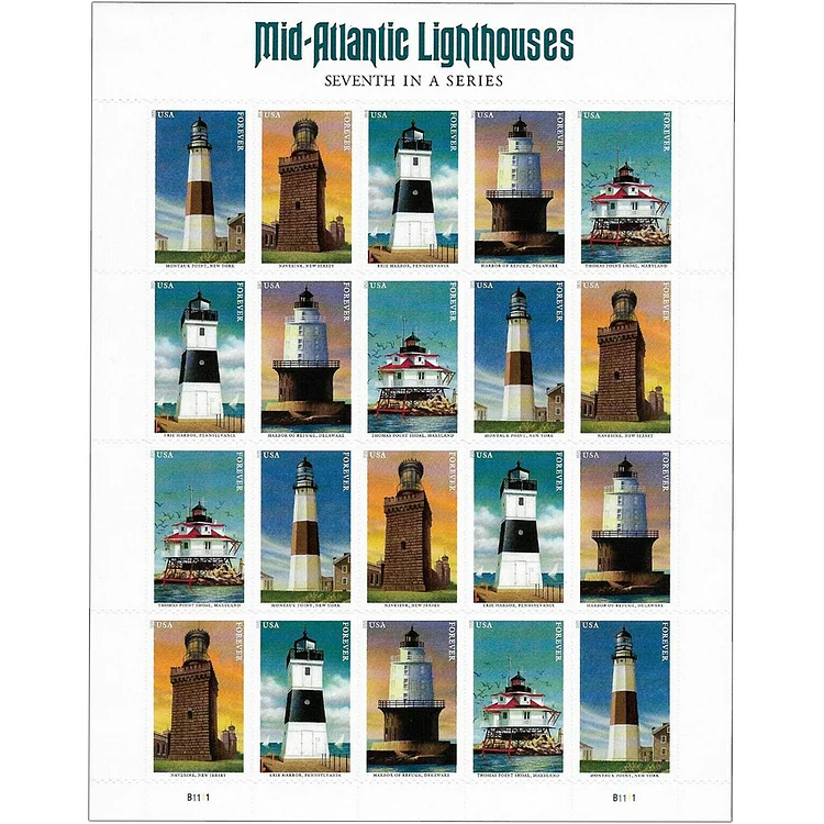 2021 Mid-Atlantic Lighthouses Stamps