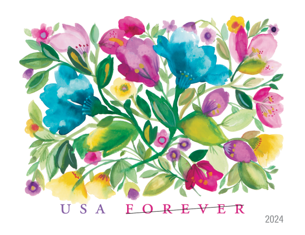 2024 Celebration Blooms Stamps