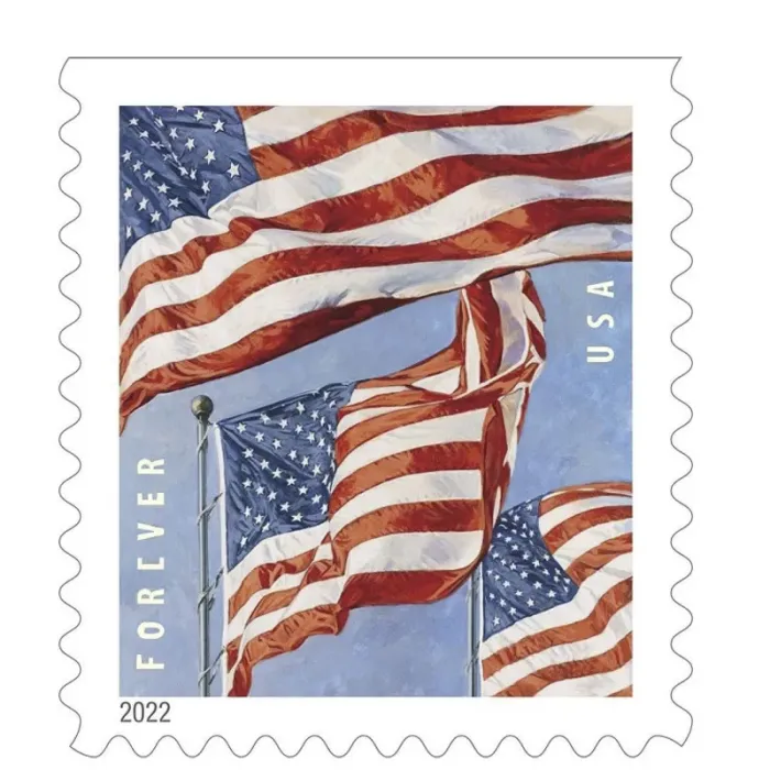2022 U.S. Flag Forever Stamps 50 Rolls - product detail view 3