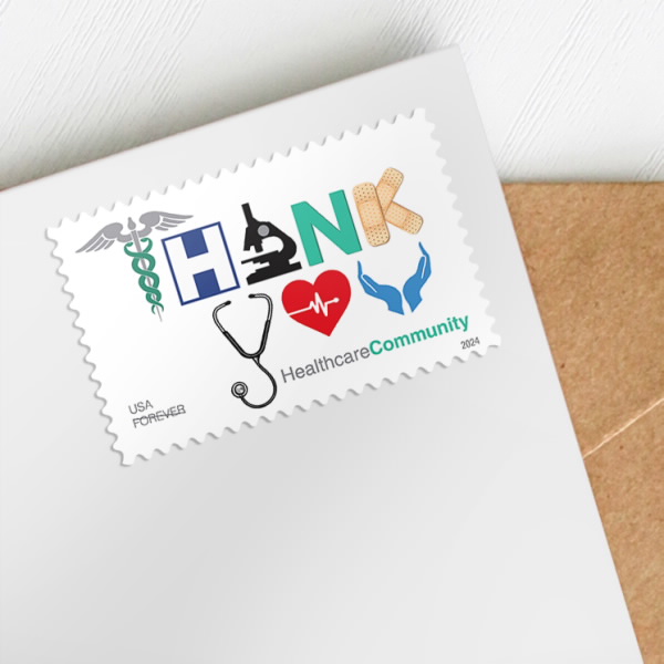 2024 Thank You, Healthcare community Stamps
