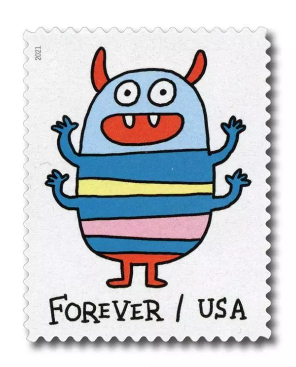 2021 Message Monsters Stamps