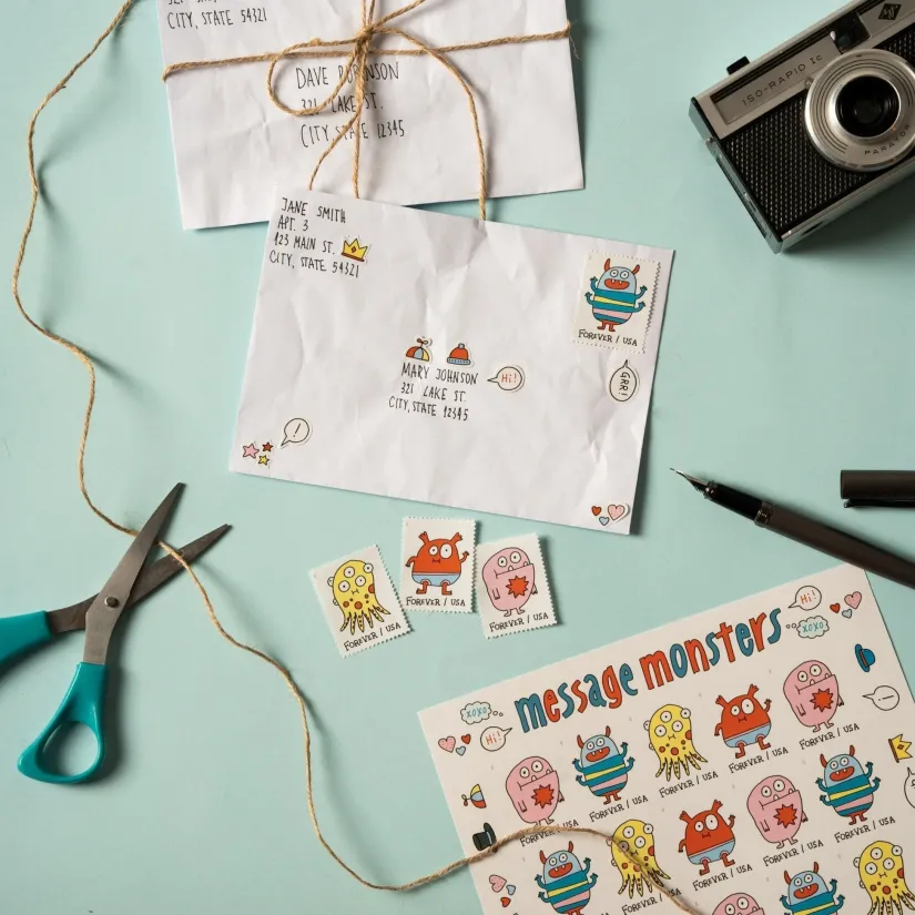 2021 Message Monsters Stamps