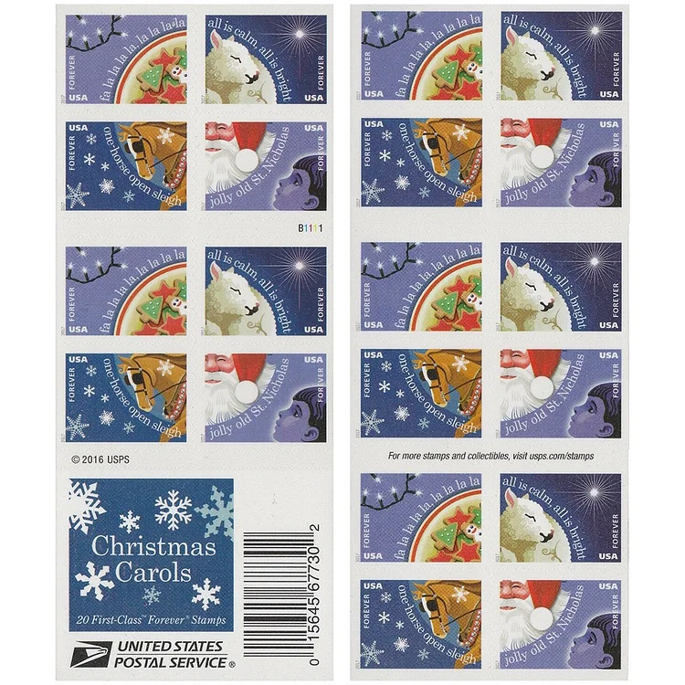 2017 Christmas Carols stamps