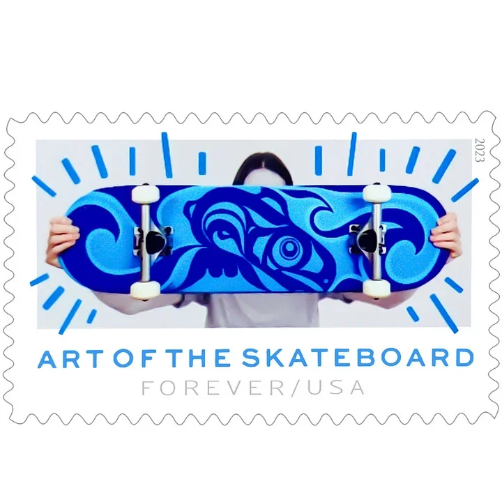2023 Art of the Skateboard Stamps