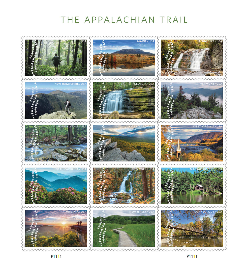 2025 The Appalachian Trail Stamps