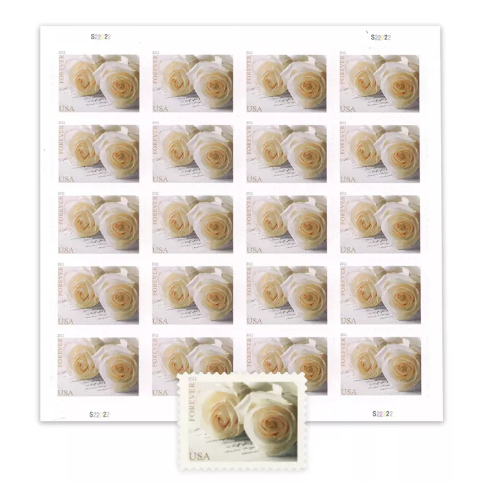 2011 Wedding Roses Commemorative stamps
