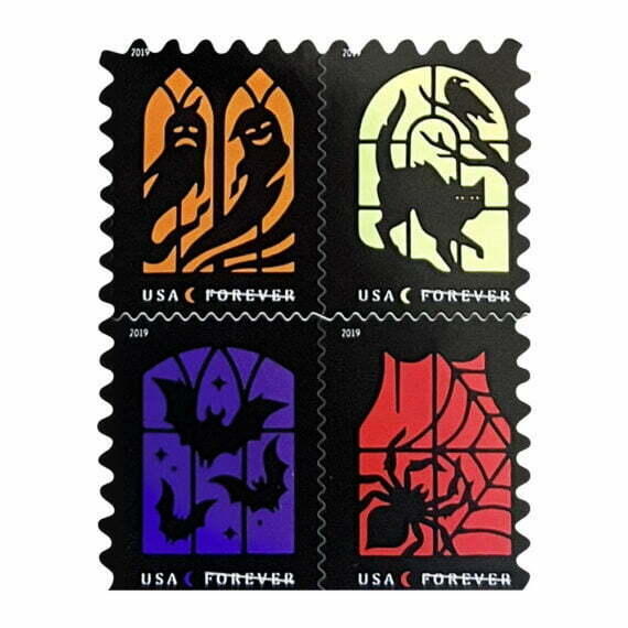 2019 Spooky Silhouettes Stamps