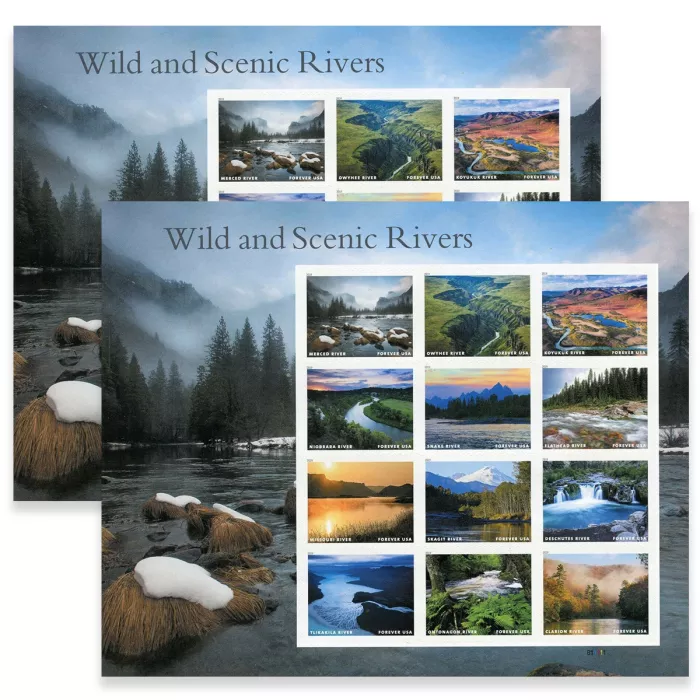 2019 Wild And Scenic Rivers Stamps