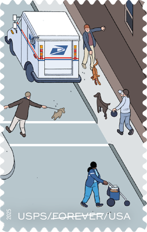 2025. 250 Years of Delivering Stamps 100 pcs