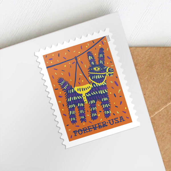 2023 Piñatas! Stamps 100 PCS