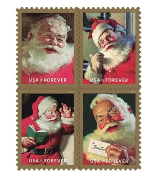 2018 Sparkling Holiday Christmas stamps