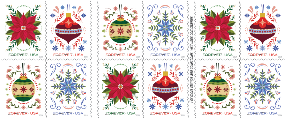 2024 Holiday Joy Stamps