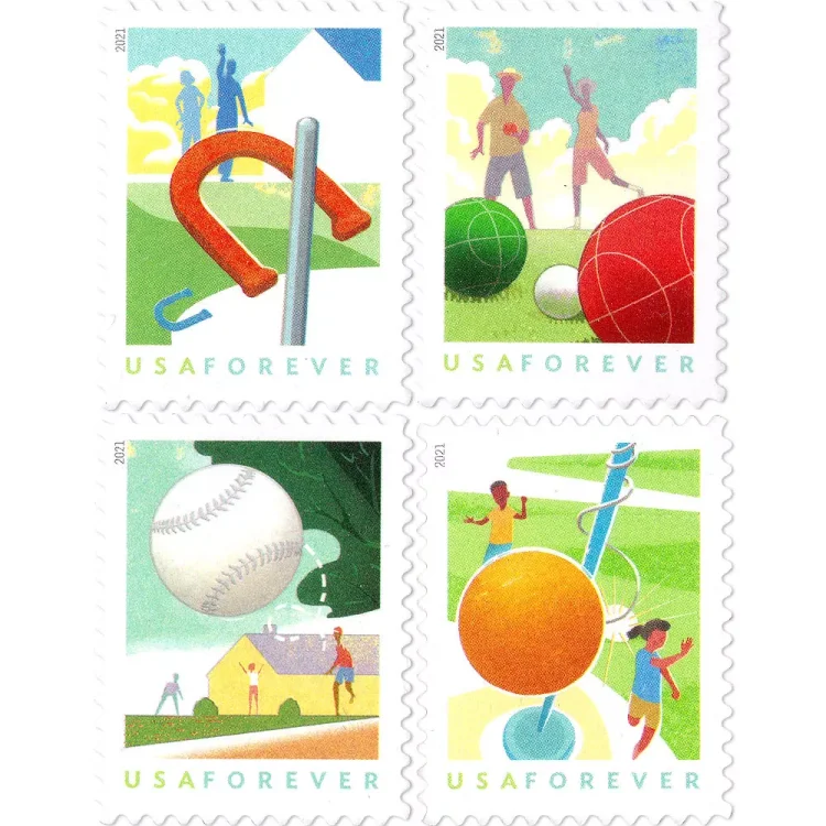 2021 Backyard Games Stamps